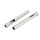 uxcell コアビット ガラス穴あけ マーブルホールソー 8mm切断径 2個入り