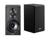 Sony SSCS5 3-Way 3-Driver Bookshelf Speaker System (Black) by Sony