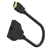 HDMI 分配器 1入力2出力 HDMIスプリッター HD1080P 3D HDCP HDMI1.4 HDTV DVD 対応 30cm
