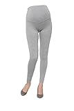 9fashion マタニティレギンス SAVAII オーバーバンプマタニティレギンス サイズS/M グレーメレンゲ