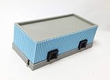 Outland Models 鉄道模型風景 倉庫/貨物ステーション-Zゲージ/ 1/220 /青と灰色