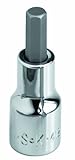 S K Hand Tools SKT44308 1/4 Inch Drive Hex Bit Socket - 1/8 Inch