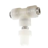 Parker F4MTS4 True seal Push-to-Connect All Plastic FDA Compliant Fitting Tube to Pipe Kynar Push-to