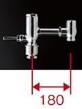 TOTO フラッシュバルブ・VB付節水(大便器洗浄弁25) TV550CR