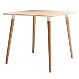 EDIFICE ダイニングテーブル（80×80cm）ナチュラル　　　　　 　　　　【イームズチェアに相性抜群】【イームズテイスト】【ダイニングテーブル】【dining table】【通販】【デスク】【机】【カフェテーブル】【木製】【セブンチ