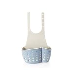(Blue) - Liu Nian Portable Hanging Drain Bag Basket Bath Storage Gadget Tools Sink Holder for Kitche