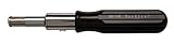 Xcelite 991R Reversible Ratcheting Screwdriver Handle For Interchangeable Blades, Black 13/16' Overa