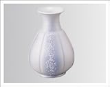 陶器 葵九谷焼 箔ちらし 花立(花瓶) 6号