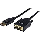 StarTech.com DisplayPort - VGA変換ケーブル 1.8m ディスプレイポート/ DP (オス) - VGA(オス) 1920x1200 DP2VGAMM6
