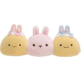 すみっコぐらし すみっコぐらしコレクション ふしぎなうさぎのおにわ 3連スーパーもーちもち抱きぐるみ MY99801 イエロー ピンク