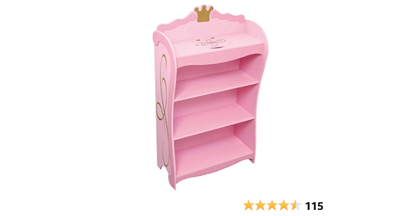 Amazon Co Jp Kidkraft プリンセス 本棚 ピンク ホーム キッチン