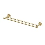 Gatco 4464 Montgomery Double Towel Bar, 24, Matte Brass [並行輸入品]