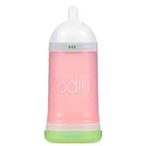 Adiri NxGen Nurser Medium Flow Bottle, Pink (BPA-FREE), 9.5 oz by Adiri