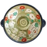手作り工房 夕立窯 名前入れ 土鍋 日本製 ▼わが家の鍋 (もえぎ（緑）わんこ, ＩＨ対応・直火ＯＫ ８号（3～4人前目安) WG807W