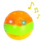 Musical Light-Up Interactive Baby Clutch Rattle Ball for Toddlers [並行輸入品]