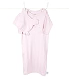 リトルジラフ ベビー肌着 ベーシックコレクション ベビードレス&耳つきキャップセット 0-6m (ピンク)lg1036-02 【正規代理店輸入】