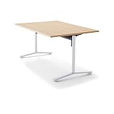 コクヨ   ミーティングテーブル DAYS OFFICE FLIP TOP XY-TFT159FSAAMC1 幅150×奥行90CM 天板グレイ