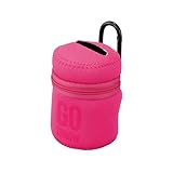 シービージャパン 屋外用ゴミ箱 携帯ごみ入れ 持ち歩ける ピンク カラビナ付き 釣り 散歩 アウトドア 小物入れ 携帯ゴミ箱 GOTHROW