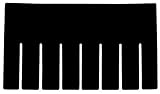 Akro-Mils 41105 Short Divider for 33105 Akro-Grid Slotted Divider Plastic Tote Box. Pack of 6 [並行輸入品