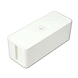 ケーブルボックス コードケース 同色3個セット ケーブルタップ収納/ホワイト