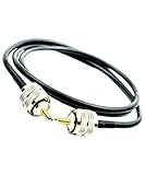 HTharros 5DFB 同軸ケーブル コネクター付き 3m Ｍ型 MP-MP 延長 高耐久 低損失 RG58 無線機用