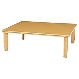 不二貿易 コタツ 長方形 幅105×奥行75cm ナチュラル 10983