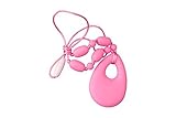 MyBoo Autism/Sensory/Teething Chewable Oval Bead and Droplet Pendant Necklace - Pink by MyBoo