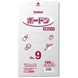 ボードンパック穴あり No.9 サイズ0.02×150×300mm 100枚入