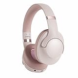 SITOAT Bluetooth ヘッドホン ワイヤレスヘッドホン ANC アクティブノイズキャンセリング 大きいイヤーパッド オーバーイヤー ヘッドフォン 50時間使用 有線/無線兼用 ゲーミング 低遅延 密閉型 HIFI重低音 音漏れ防止 マイク内蔵 折りたたみ 通話 音楽 動画 語学勉強 人気 ギフト誕生日 プレゼント Bluetooth 5.4 日本語説明書 ピンク