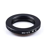 M42 4/3 レンズ マウント アダプター リング M42 レンズ 4/3 レンズ オリンパス 用E-5 E-3 デジタル一眼レフ カメラ用アクセサリー