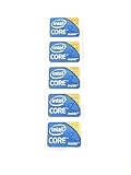 ノートパソコン交換用CPUステッカー、Core i7 第1世代、21ｍｍ*16ｍｍ 5枚入り