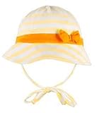 Le Top ルトップイエローストライプサンハット UVカット (M(12-24ヶ月))