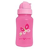 海外直送品Aqua Bottle, Pink 1 Ct by Green Sprouts