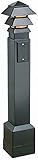 Arlington GPBK35B-1 Gard-N-Post 35-Inch Ready-To-Install Landscape Lighting Garden Post Kit, Black [