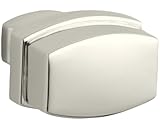 KOHLER K-11425-SN Bancroft Drawer Knob, Vibrant Polished Nickel Kohler [並行輸入品]