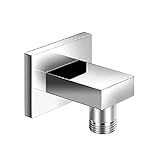 Isenberg 160.5505CP Universal Fixtures Wall Elbow - Square, 160.5505, Polished Chrome [並行輸入品]