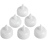 Hill InteriorsフローティングLEDキャンドル水センサー( Pack of 6 ) One Size ホワイト UTHI1552_1