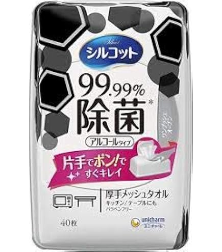 Amazon | シルコット ウェットティッシュ 除菌 アルコールタイプ 99.99