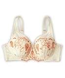 [ニッセン] ブラジャー バストをしっかり包むフルカップブラジャー アイボリー×オレンジ E85