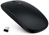 ワイヤレスマウス 【2025極薄型モデル＆Type-C充電式】 マウス 無線 小型 静音 ワイヤレス 充電式 bluetooth 光学式 高精度 左利き 3段階DPI切替 ブルートゥース コンパクト テレワーク wireless mouse Windows Mac PC対応
