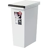 アスベル ゴミ箱 エバンMP密閉プッシュペール20L ホワイト 20.3×35×47.6 6401