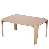 （オーエスジェー）OSJ 折れ脚 ローテーブル(75×50) WF35702 ３色より (75＊50, ナチュラル)