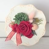 カラフルなローズガーデンスタンド　レッド　（プリザーブドフラワー）