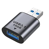 USB Type C 変換アダプタ USB 3.1 Gen2 10Gbps高速データ転送 Type C メス to USB 3.1オス 変換アダプタ 5V/3A Quick Charger 3.0対応 急速充電 for MacBook Pro/Air/iPhone/iPad/Huawei/Galaxyなどに対応 (1個入り)