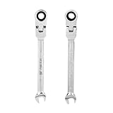 Baoblaze 組み合わせ　高品質　作業　レンチ　ラチェット　　修理ツール　　6mm＋8mm　幅広い　