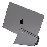 tyonit TiltSnap 垂直ノートパソコンスタンド MacBook用 自動Thunderbolt4 USB-C接続 ドッキングステーションまたはディスプレイへのシームレスな接続 40Gbps 100W PD(シルバー MacBook Pro 16インチ (M1/M2/M3))