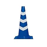 DP78725 【20個入】 直送 カットスコッチコーン６６０Ｈ　φ５０　青
