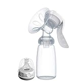 MUTANG 手動搾乳ポンプ授乳用ポンプポータブルマッサージサクションミルクセーバー食品グレードシリコーン簡単に洗浄する