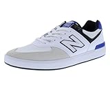 New Balance 574 コートホワイト/ロイヤル US メンズ 11.5、レディース13 M, ホワイト/ブルー, 11.5