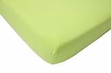 Jollein 511_0025 Fitted Sheet Jersey (60 x 120 cm, Green) by Jollein